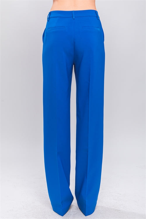 "NORMA" STRAIGHT LEG BLAZER PANTS