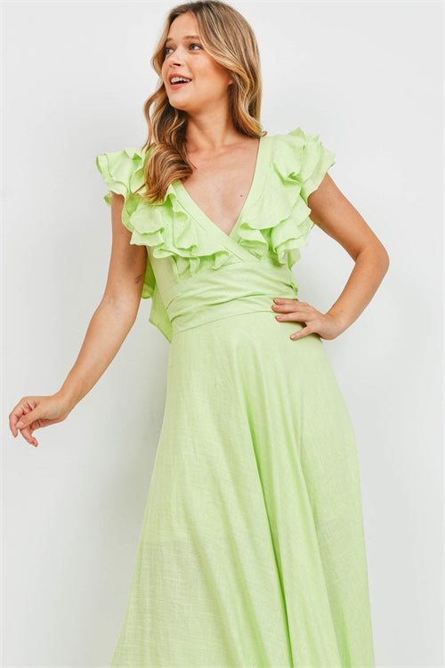 "APPLE LEMONADE" MAXI DRESS