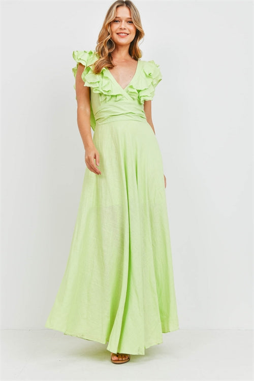 "APPLE LEMONADE" MAXI DRESS