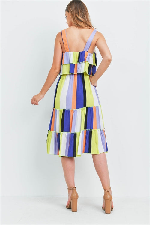 "NEON LINES" SUMMER DRESS