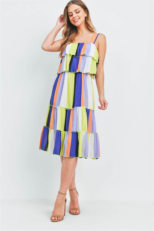 "NEON LINES" SUMMER DRESS