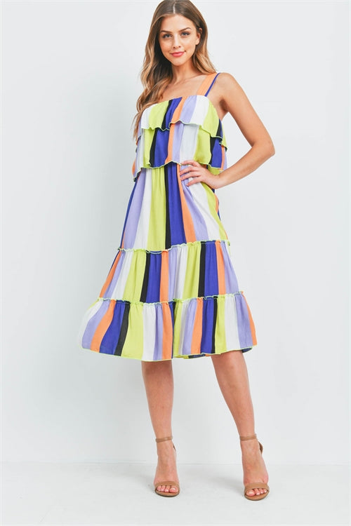 "NEON LINES" SUMMER DRESS