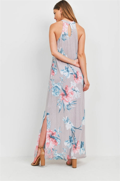 "AWESOME FLOWERS" MAXI DRESS